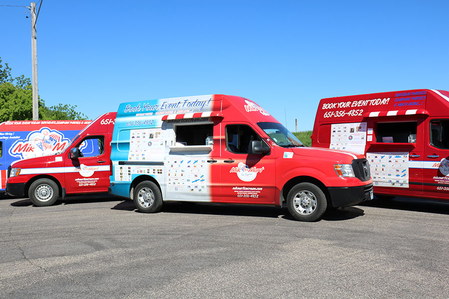 Photograph of Mik Mart Ice Cream Trucks to represent their ice cream truck catering in Bloomington, MN.